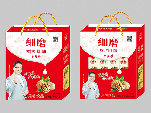 细磨核桃味无蔗糖果味饮品礼盒