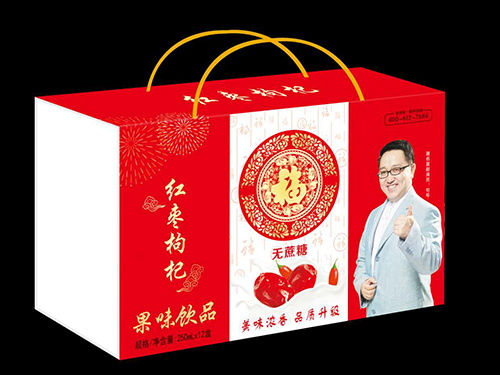 红枣枸杞果味饮品木盒