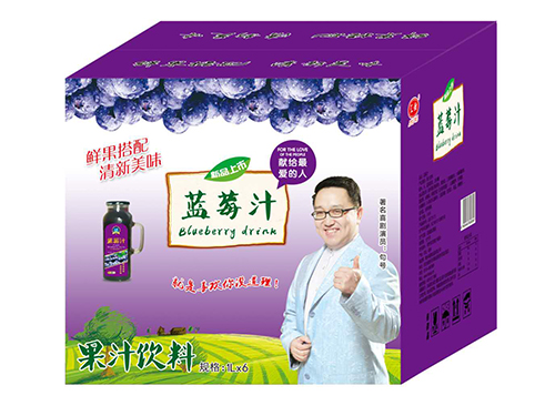 蓝莓果汁饮料