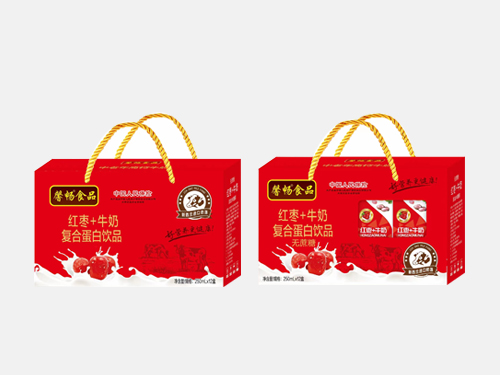 红枣+牛奶复合蛋白饮品大开窗礼盒