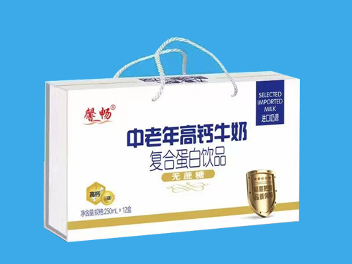 中老年高钙牛奶复合蛋白饮品无蔗糖木盒