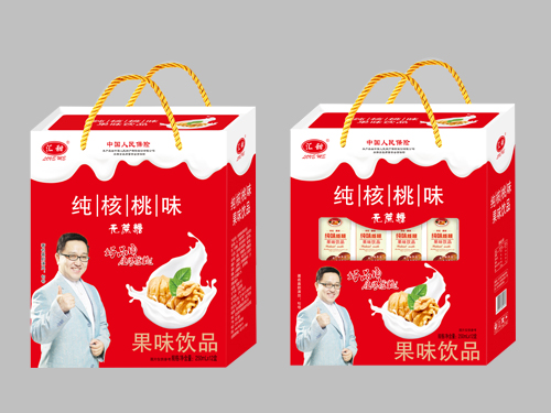 纯核桃味无蔗糖果味饮品礼盒