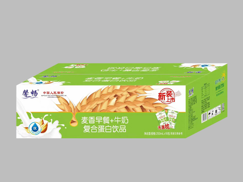 麦香早餐+牛奶复合蛋白饮品枕包