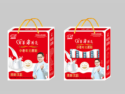 百善孝为先中老年无蔗糖果味饮品