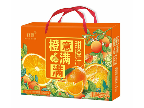 终情情意满满甜橙汁果味饮料