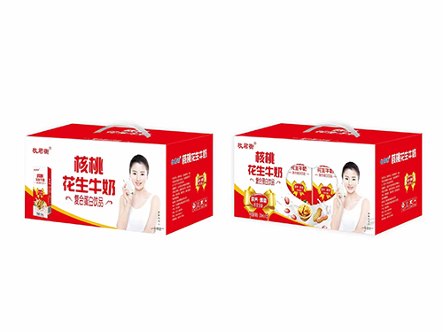 核桃花生牛奶复合蛋白饮品礼盒