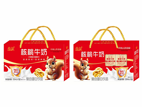 核桃牛奶复合蛋白饮品礼盒