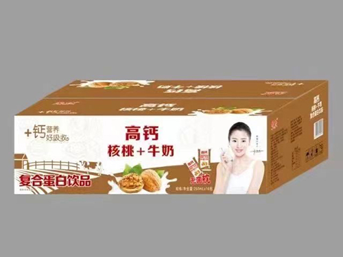 高钙核桃+牛奶复合蛋白饮品枕包