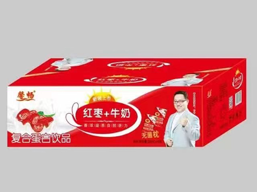 红枣+牛奶复合蛋白饮品枕包