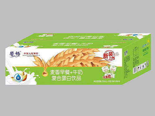 麦香早餐+牛奶复合蛋白饮品枕包
