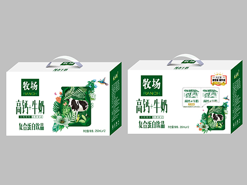 高钙+牛奶复合蛋白饮品礼盒